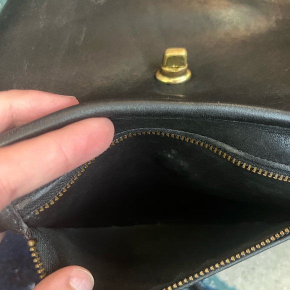 VTG Coach Quincy Black Crossbody Bag 9919 - Picture 8 of 11